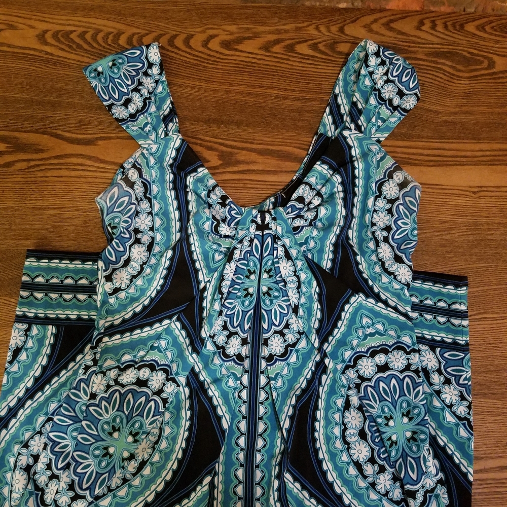 Dress.  Beautiful blues.